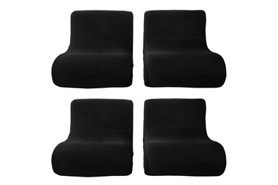 Lot 588 - A FOUR-PIECE MODULAR SOFA