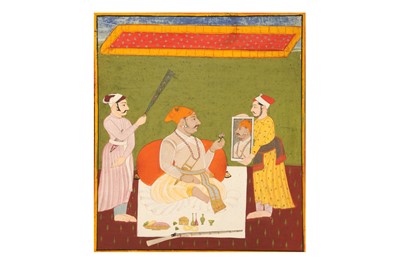 Lot 339 - RAJA SRI SARVAL SINGH GAZING INTO A MIRROR