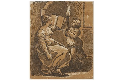 Lot 13 - UGO DA CARPI (CARPI C. 1480-1532 BOLOGNA)