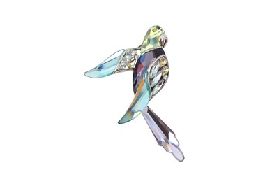 Lot 148 - Swarovski Silver Paradise Birds Barrcoa Brooch