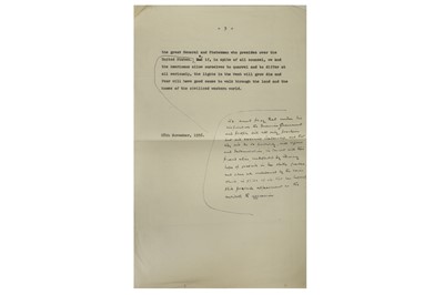 Lot 167 - [Churchill (Winston Spencer)]