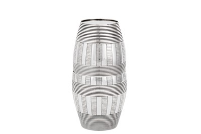Lot 488 - A George III sterling silver double beaker set, London 1805 probably by Solomon Hougham
