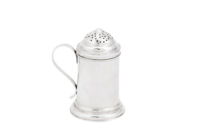 Lot 695 - A George II sterling silver 'kitchen pepper' caster, London 1732 by John Newton (reg. 4th April 1726)