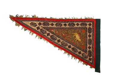 Lot 467 - AN ASHURA LAMENT PROCESSIONAL RESCHT BANNER