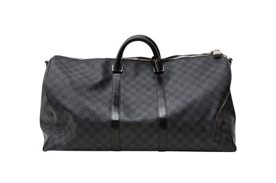 Lot 382 - Louis Vuitton Damier Graphite Keepall Bandouliere 55