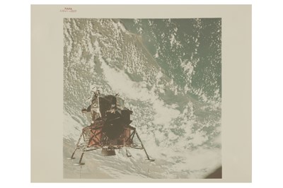 Lot 381 - Apollo 9 LM "Spider" Orbits Earth, March 3-13, 1969, orbit 59