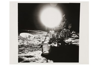 Lot 412 - Apollo 14 View from the West of Lunar Module Looking East