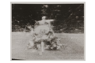 Lot 345 - Apollo 15 TV Picture of the Lunar Module 'Falcon' Liftoff Sequence.