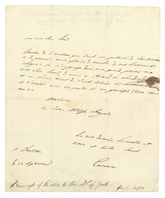 Lot 199 - Caroline of Brunswick, Queen Consort