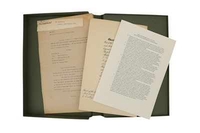 Lot 451 - PROTECTING THE BRITISH OIL FIELDS IN PERSIA: BRITAIN SHIFTING ITS ALLIANCE FROM SHEIKH KHAZAL TO REZA KHAN AND THE CENTRAL GOVERNMENT IN TEHRAN