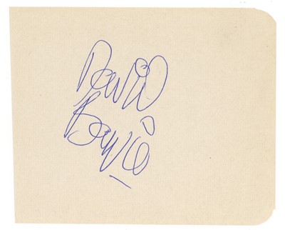 Lot 124 - Bowie (David)