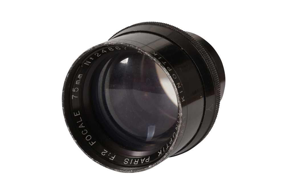 Lot 253 - A Kinoptik Paris 75mm f/2 Apochromat Focale
