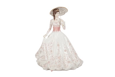 Lot 411 - A ROYAL WORCESTER LIMITED EDITION BONE CHINA FIGURINE SCULPTED BY PETER HOLLAND