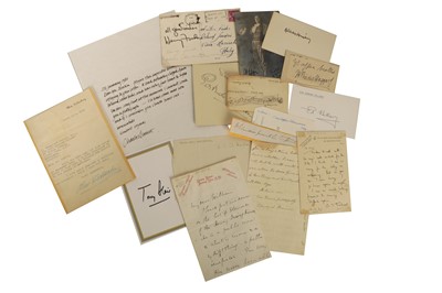 Lot 29 - Autograph Collection.- Miscellaneous