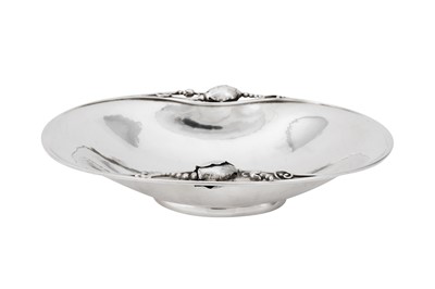 Lot 511 - A mid to late 20th century Danish sterling silver blossom bowl, Copenhagen post-1944 by Georg Jensen