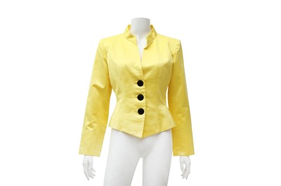 Lot 223 - Yves Saint Laurent Yellow Jacket - Size 38
