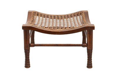 Lot 503 - A LOW OAK THEBES STOOL