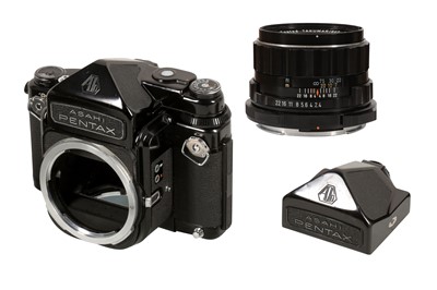 Lot 212 - A Pentax 6 x 7 Medium Format SLR Camera Outfit