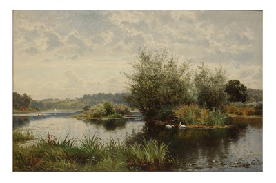 Lot 218 - BENJAMIN WILLIAMS LEADER R.A. (BRITISH 1831-1923)