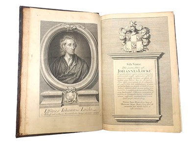 Lot 194 - Locke. Works. 3 vol. 1722