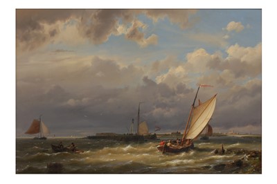 Lot 210 - HERMANUS KOEKKOEK SENIOR (DUTCH 1815-1882)