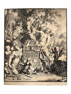 Lot 8 - Horace,
Q. Horatius Flaccus, ex recensione & cum notis atque emendationibus Richardi Bentleii, 1711