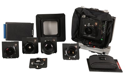Lot 237 - A Linhof Technikardan Large Format Monorail Camera Outfit