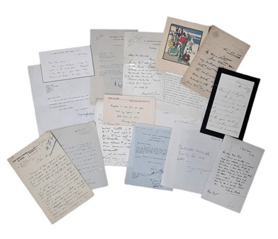 Lot 27 - Autograph Collection.- Literature & Theatre