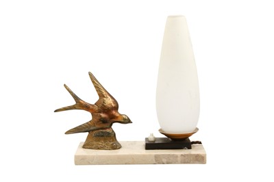 Lot 327 - AN ART DECO TABLE LAMP