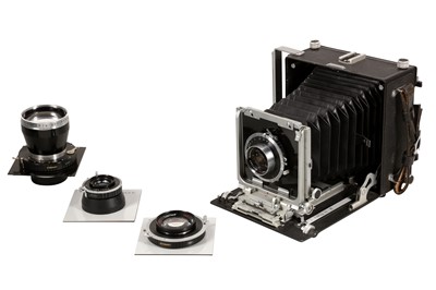 Lot 238 - A M.P.P. Micro Technical 5 x 4 "British Military" Camera Outfit