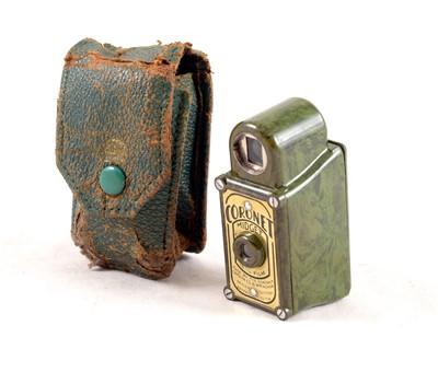 Lot 3 - Mottled Green Coronet Midget Sub Miniature Camera.