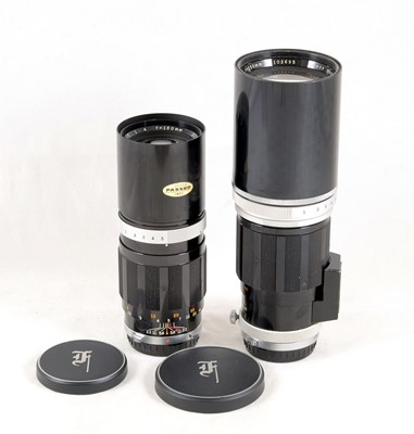 Lot 127 - Two Olympus Pen F Telephoto Lenses.