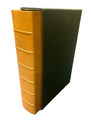 Lot 32 - Coverdale (Myles), Rychard Grafton & Edward Whitchurch, The Great Bible. A facsimile of the 1539 edition.