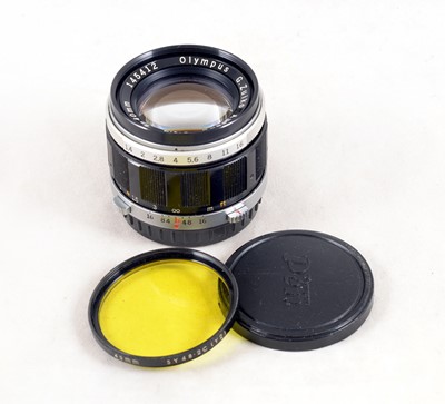 Lot 137 - An Olympus Pen F 40mm f1.4 Lens. #145412.