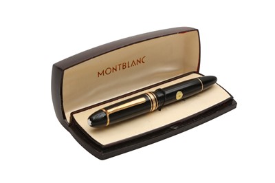 Lot 778 - A MONT BLANC MEISTERSTUCK LE GRAND BLACK FOUNTAIN PEN