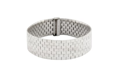 Lot 14 - Roy King Ι A flexible white gold bracelet, 1967-68