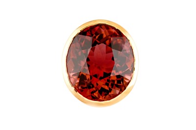 Lot 94 - A pink tourmaline pendant