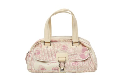 Lot 246 - Christian Dior Pink Logo Small Bowler Bag