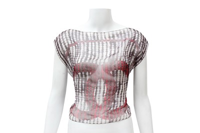 Lot 307 - Chanel Multi Print Tabard Top - Size 38
