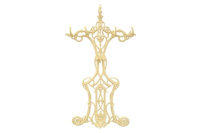 Lot 502 - A VICTORIAN COALBROOKDALE STYLE CAST IRON HAT AND COAT RACK
