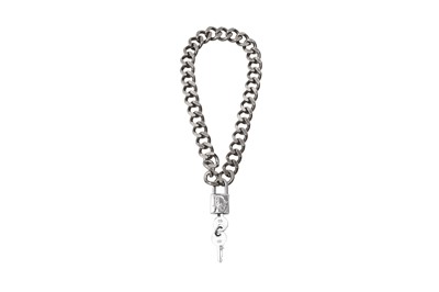 Lot 801 - Christian Dior Padlock and Key Necklace