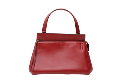 Lot 291 - Celine Red The Edge Top Handle Bag