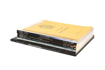 Lot 432 - A SMALL COLLECTION OF CHINESE ART AUCTION CATALOGUES AND REFERENCE BOOKS