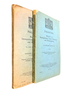 Lot 77 - Hop Simpson. Report on Immigration, Land Settlement, and Development…….. October, 1930.
