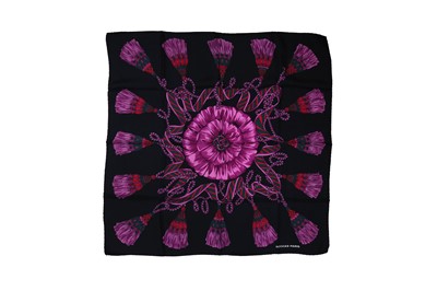 Lot 314 - Rochas Rope Tassel Silk Print Scarf