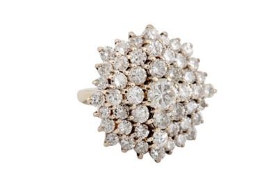 Lot 124 - A diamond dress ring, 1979