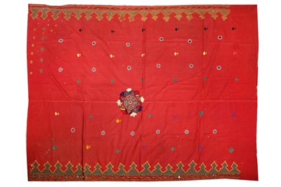 Lot 569 - A PAIR OF INDO PERSIAN FABRICS