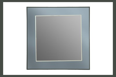 Lot 712 - A CONTEMPORARY SQUARE MIRROR