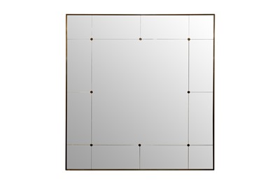 Lot 711 - A CONTEMPORARY DISTRESSED MIRROR