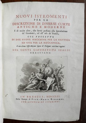 Lot 12 - Mechanics.- Suardi (Giambattista)